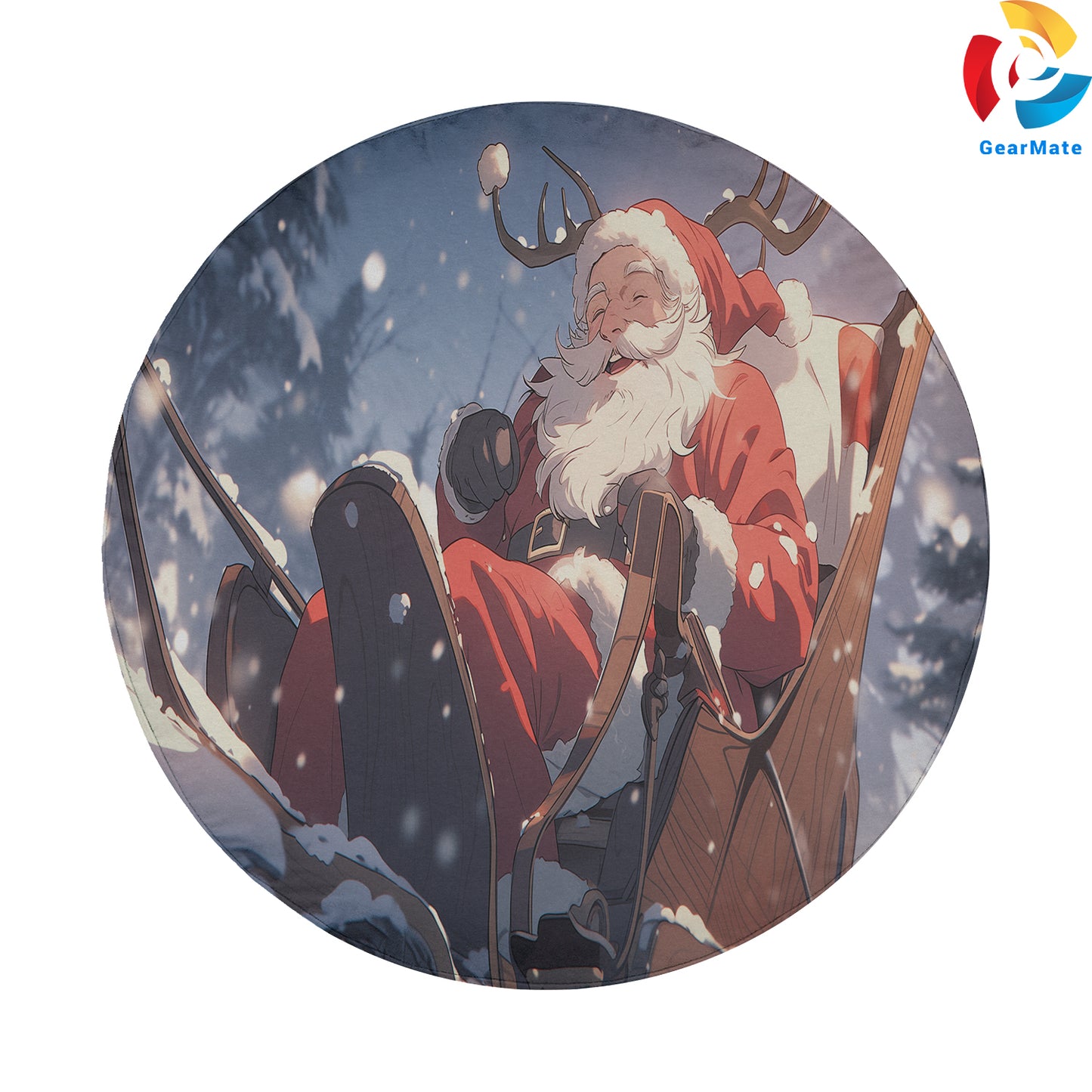 Merry Christmas 2024 Santa Season Spare Tire Cover – Premium Waterproof UV Resistant Protector