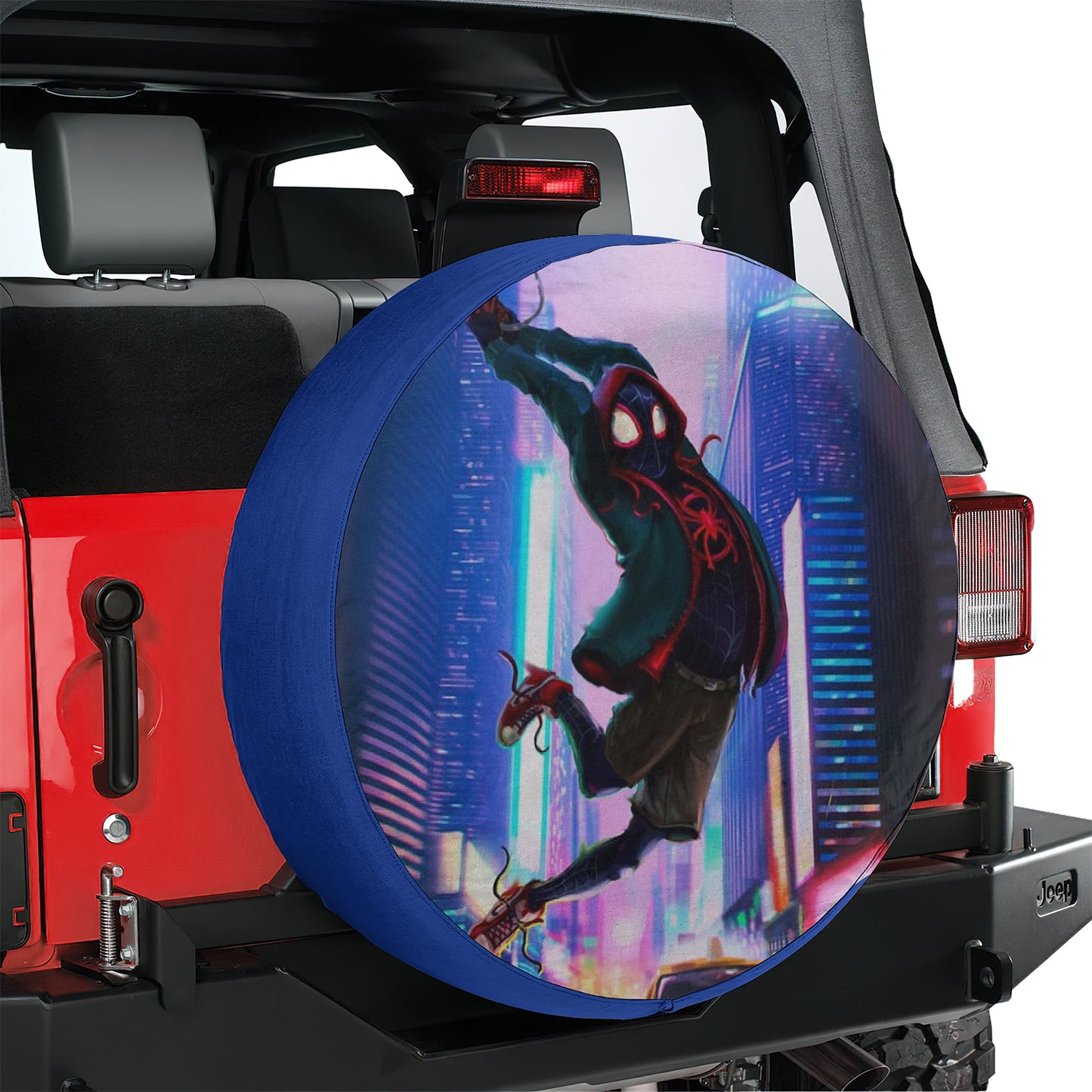 Miles Morales Be Greater Spare Tire Cover – Premium Waterproof UV Resistant Protector