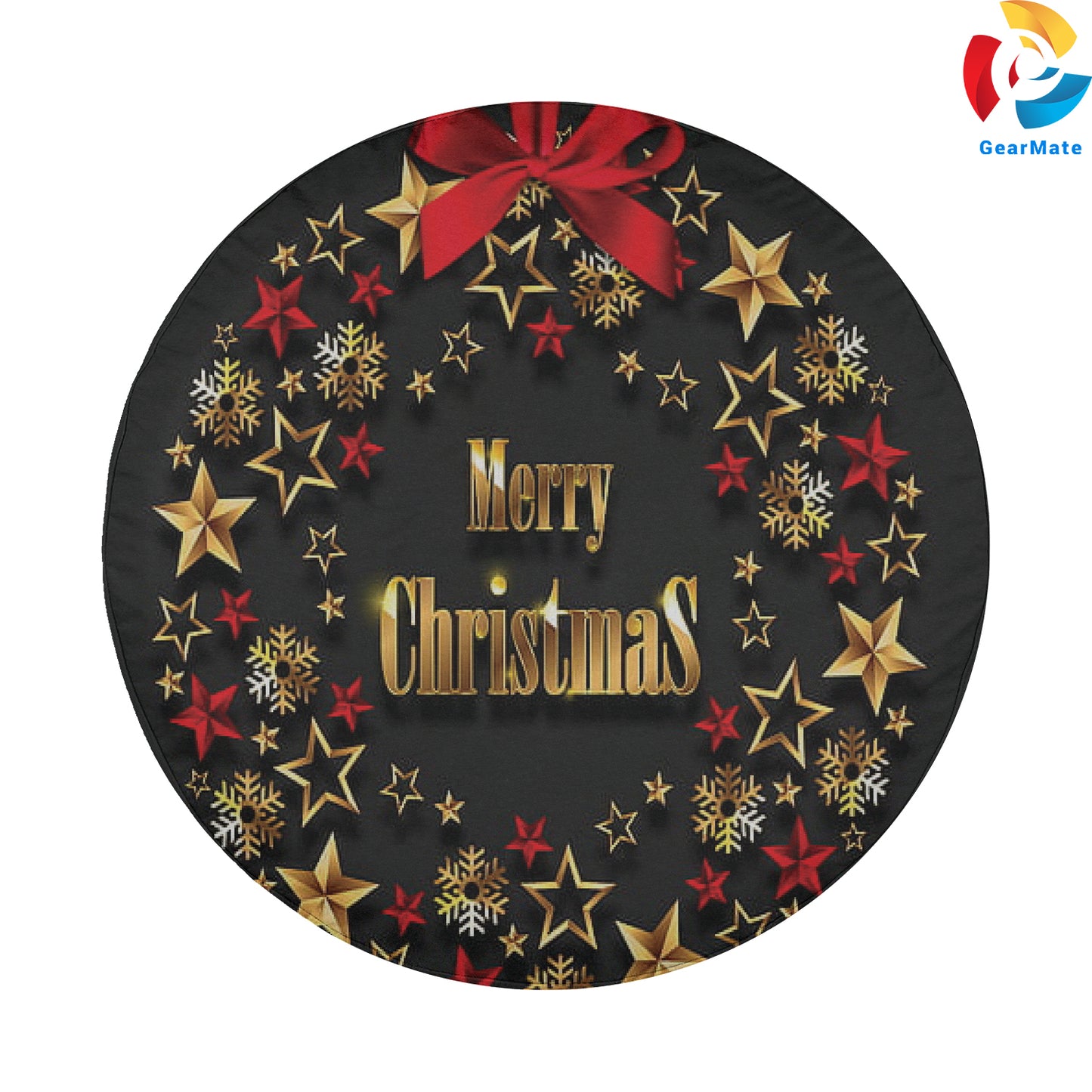 Merry Christmas 2024 Christmas Decor Spare Tire Cover – Premium Waterproof UV Resistant Protector