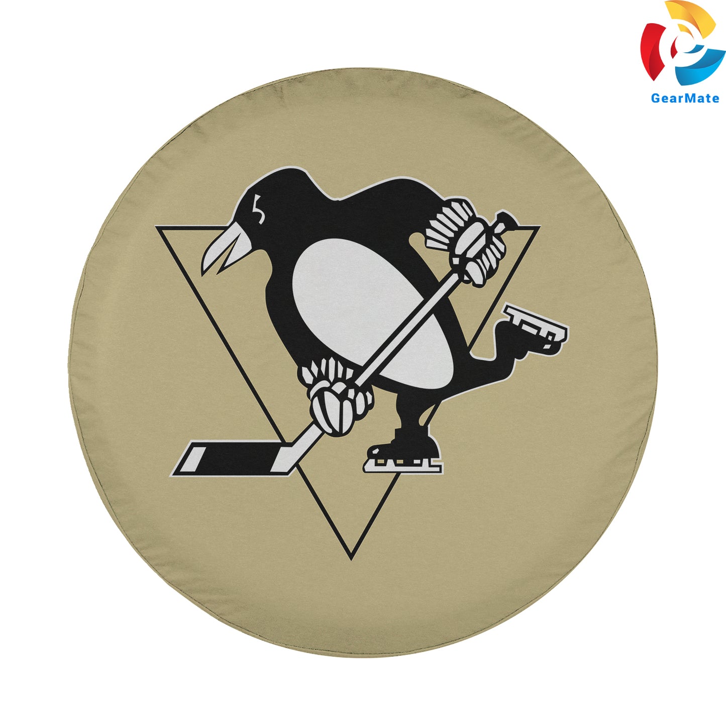 Pittsburgh Penguins NHL Hookey Season Spare Tire Cover – Premium Waterproof UV-Resistant Protector