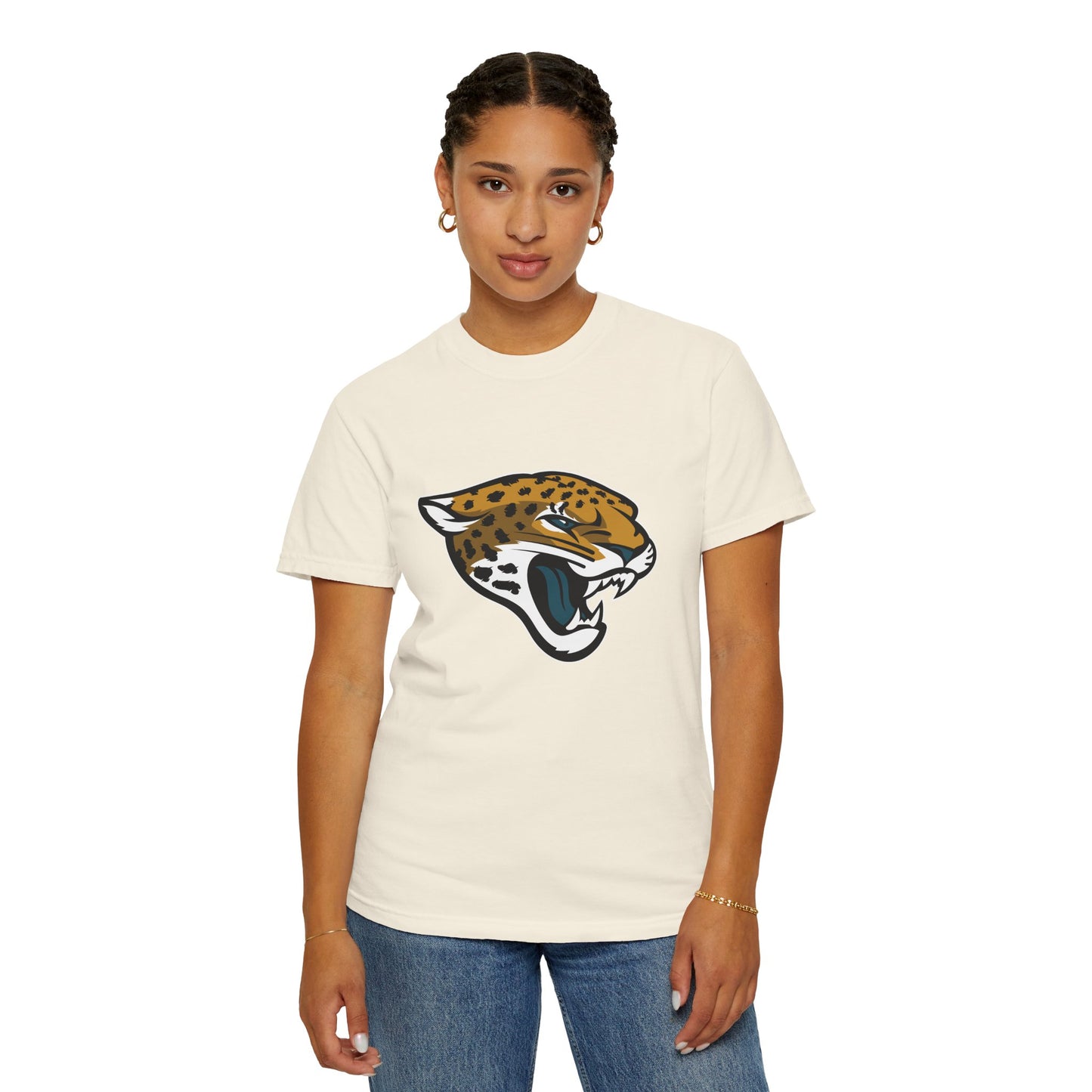 Jacksonville Jaguars Team Merch Garment-Dyed T-Shirt – Premium Cotton Tee for Customization