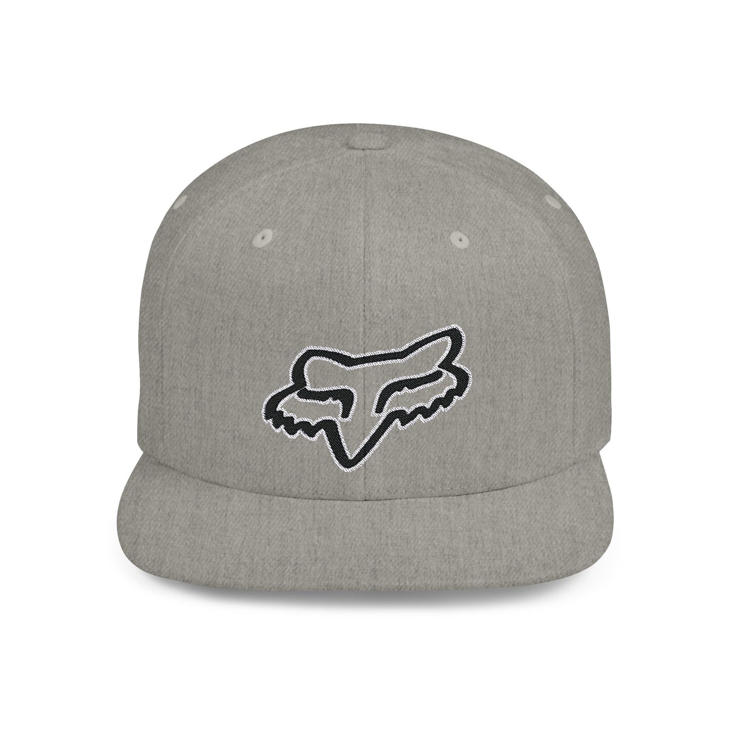 Fox Flat Bill Snapback – Lightweight, Custom Fit, Premium Quality