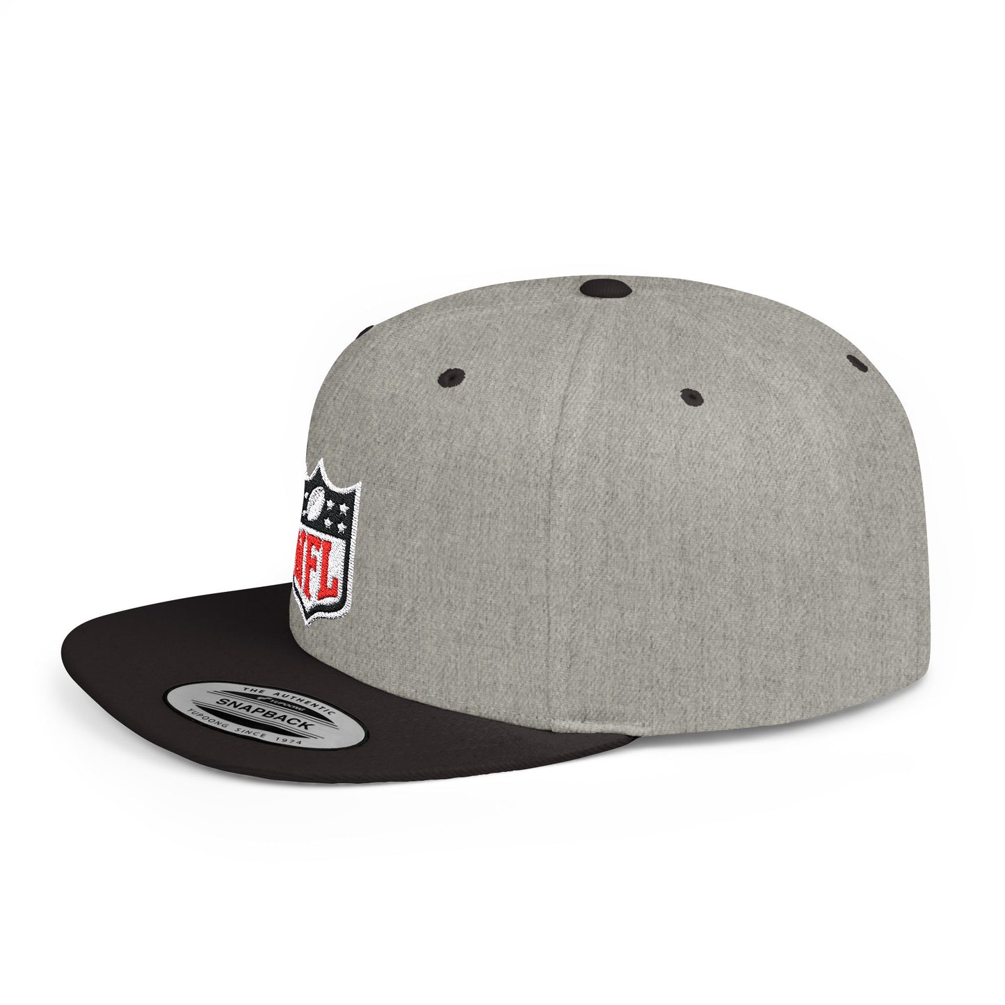 Football Flat Bill Snapback – Lightweight, Custom Fit, Premium Quality