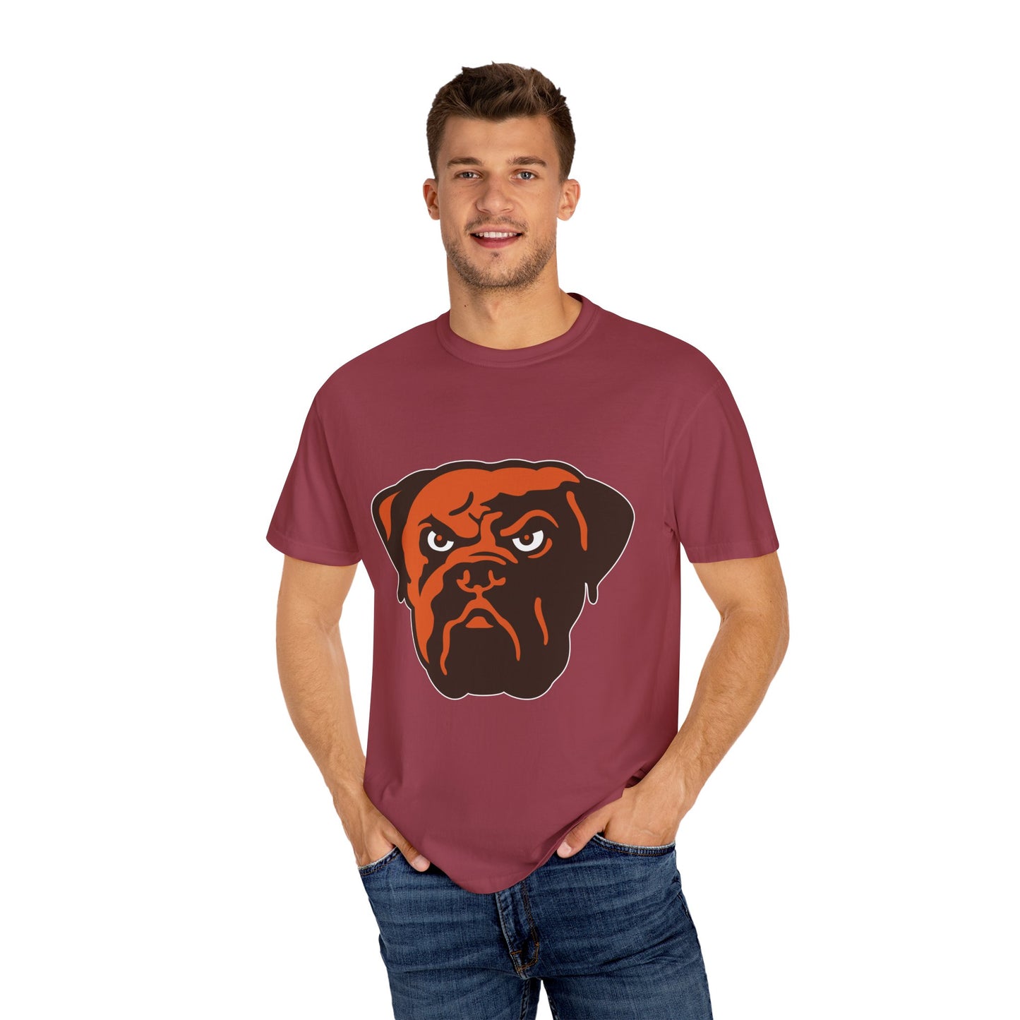 Cleveland Browns Collectibles Garment-Dyed T-Shirt – Premium Cotton Tee for Customization