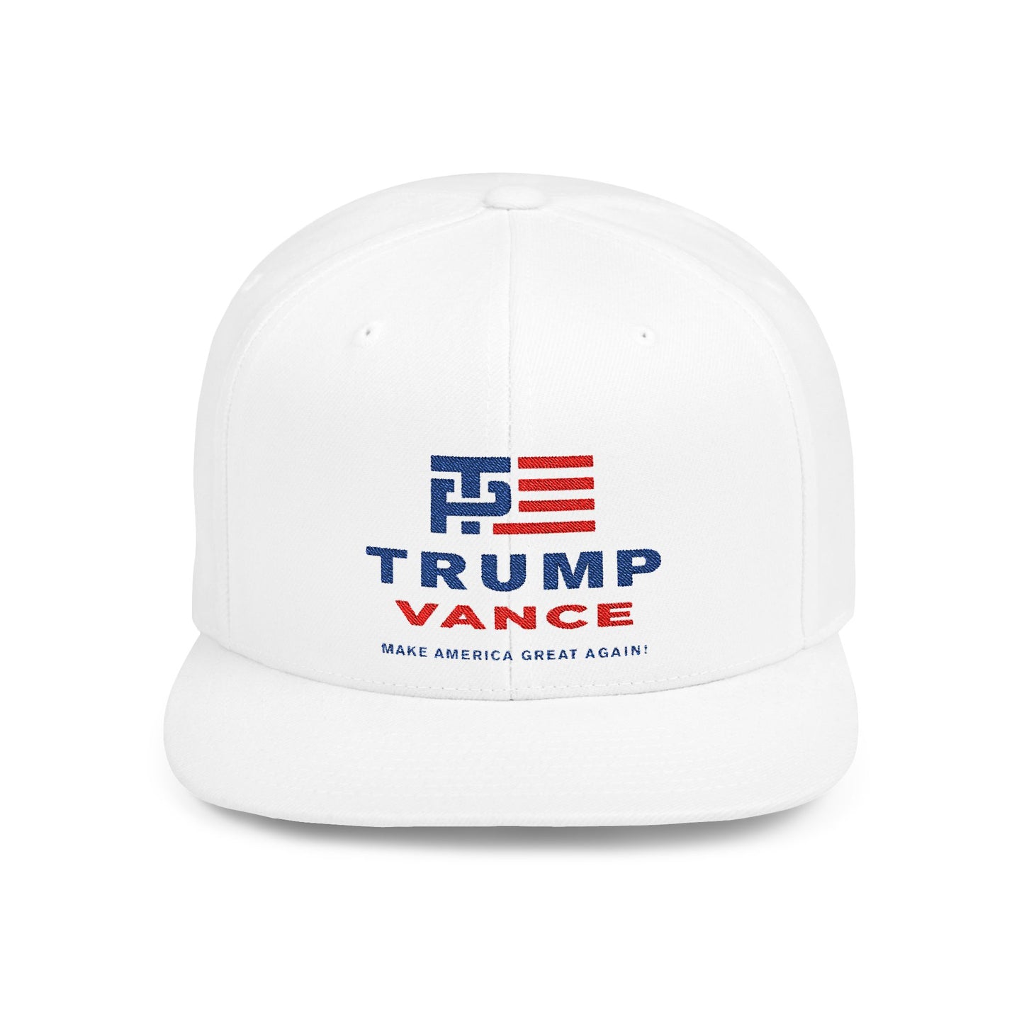 Trump Vance Make America Great Again Flat Bill Snapback – Lightweight, Custom Fit, Premium Quality