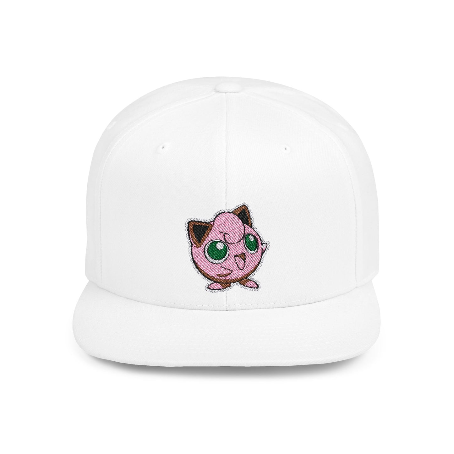 Jigglypuff Pokemon Flat Bill Snapback – Lightweight, Custom Fit, Premium Quality