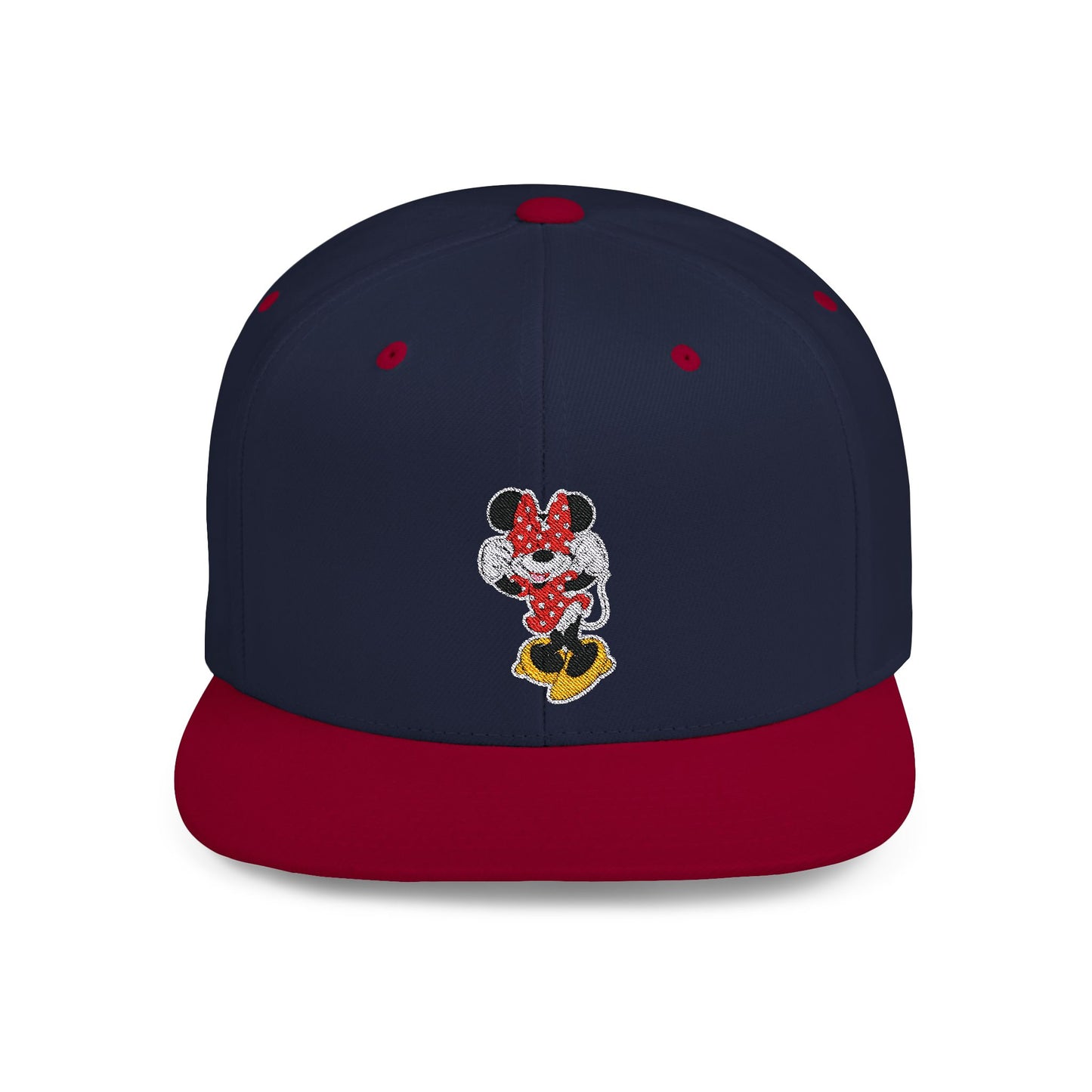 Minnie Mouse Disney Flat Bill Snapback – Lightweight, Custom Fit, Premium Quality