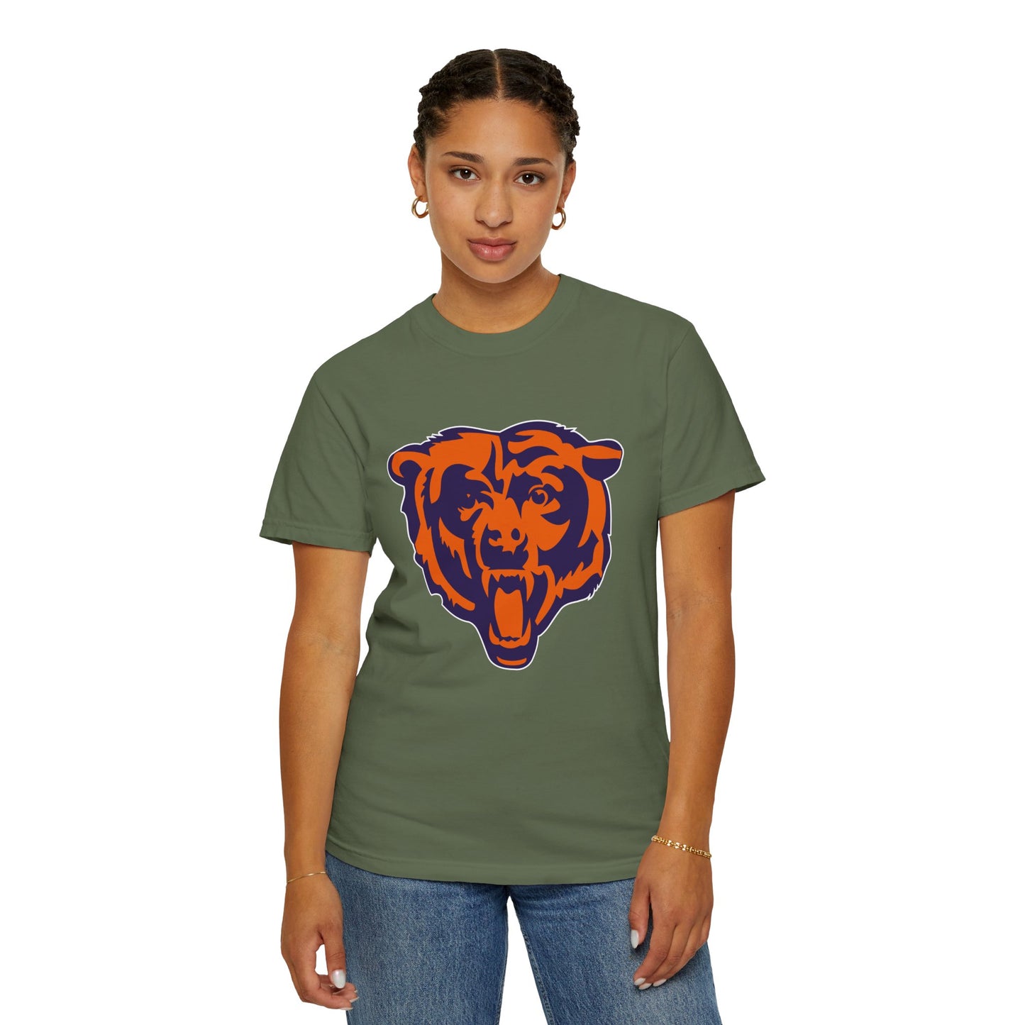 Chicago Bears Gear Garment-Dyed T-Shirt – Premium Cotton Tee for Customization