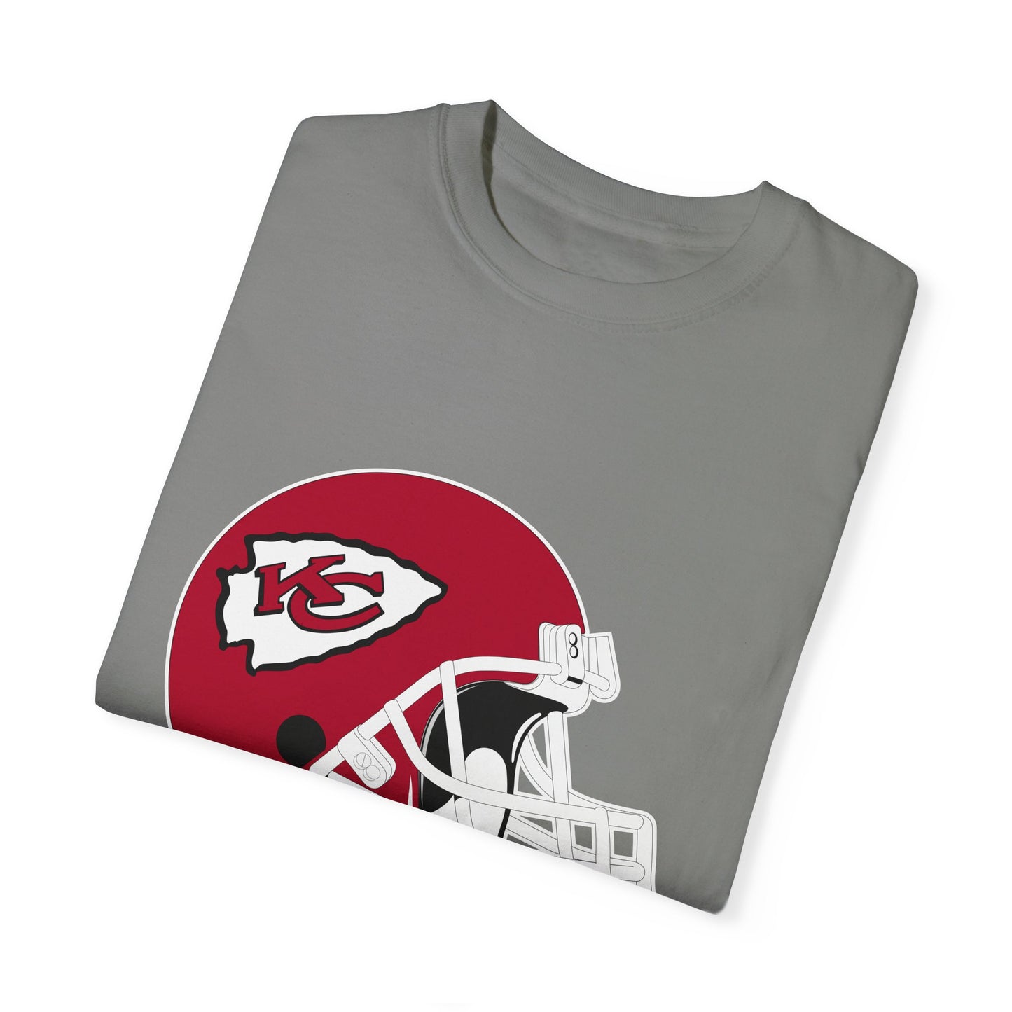 Kansas City Chiefs Football Fans Garment-Dyed T-Shirt – Premium Cotton Tee for Customization