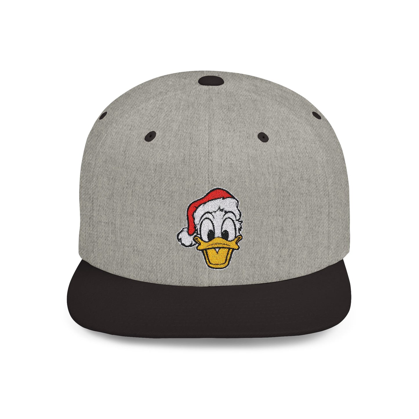 Donald Duck Santa Flat Bill Snapback – Lightweight, Custom Fit, Premium Quality