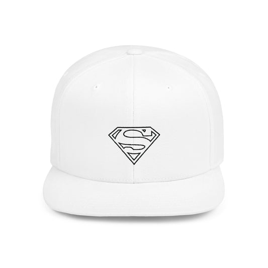 Superman Icon Flat Bill Snapback – Lightweight, Custom Fit, Premium Quality