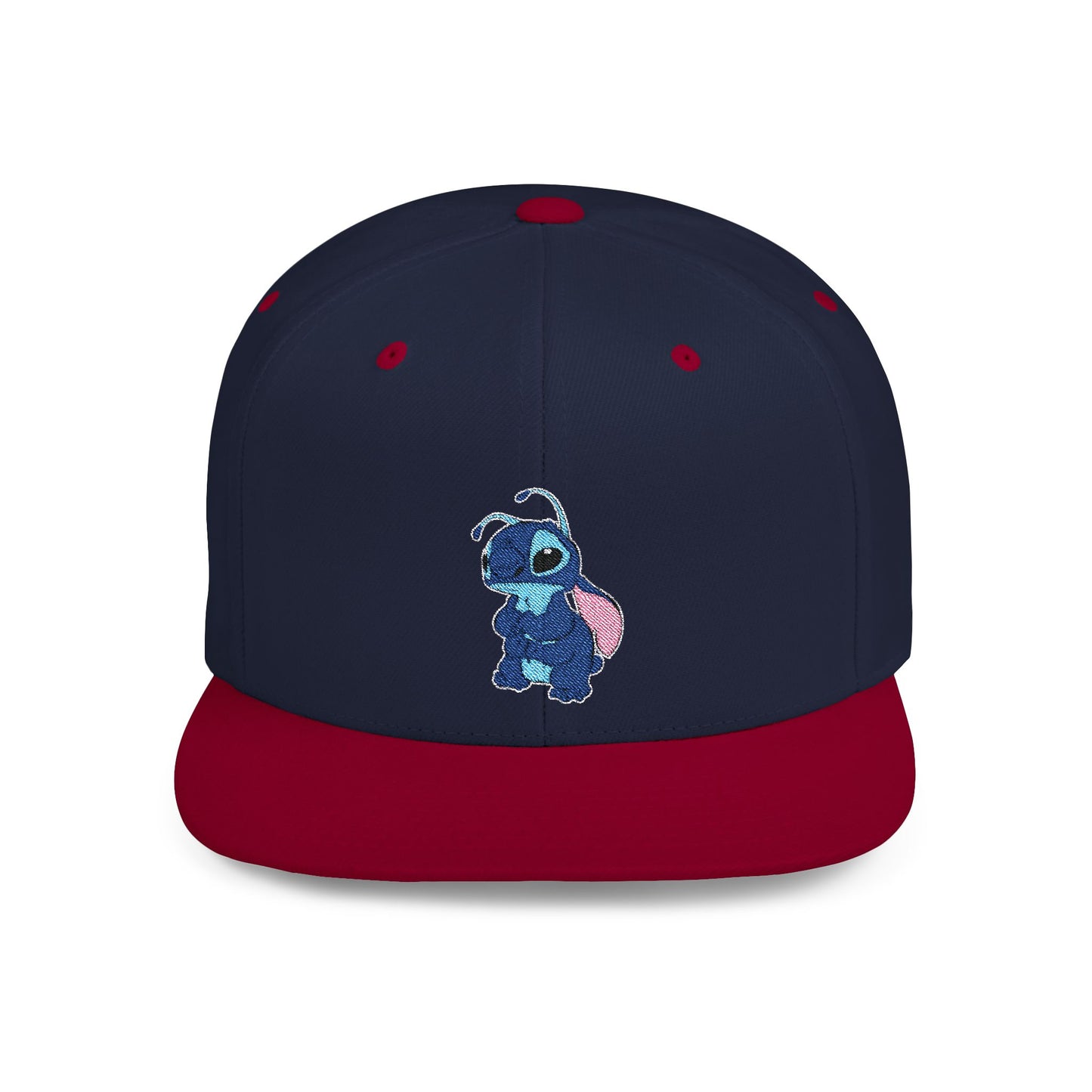 Sad Stitch Disney Flat Bill Snapback – Lightweight, Custom Fit, Premium Quality