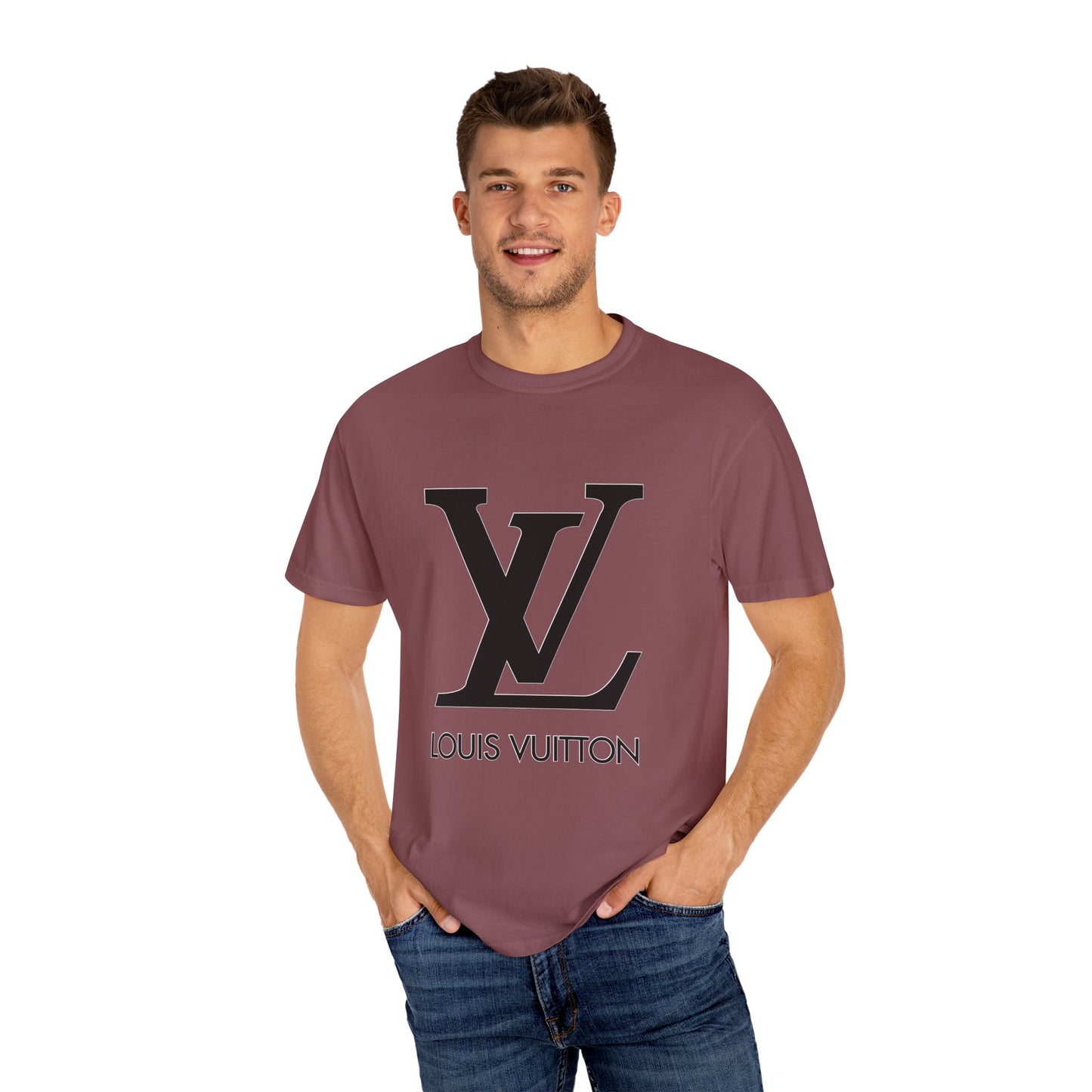 Louis Vuitton Garment-Dyed T-Shirt – Premium Cotton Tee for Customization