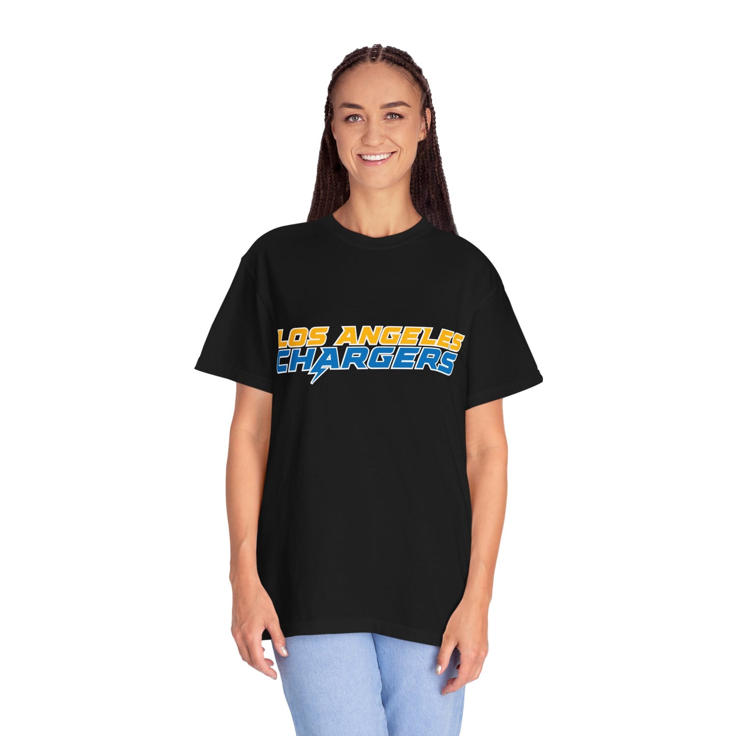 Los Angeles Chargers Gear Garment-Dyed T-Shirt – Premium Cotton Tee for Customization