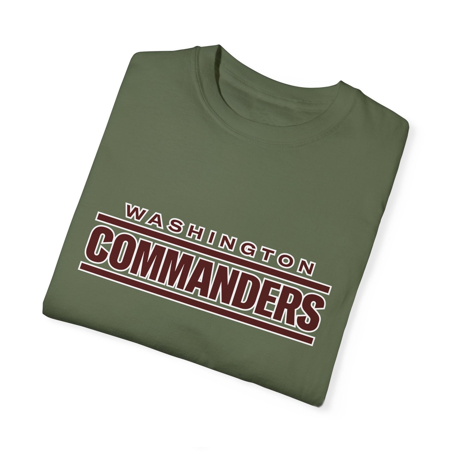 Washington Commanders Gear Garment-Dyed T-Shirt – Premium Cotton Tee for Customization