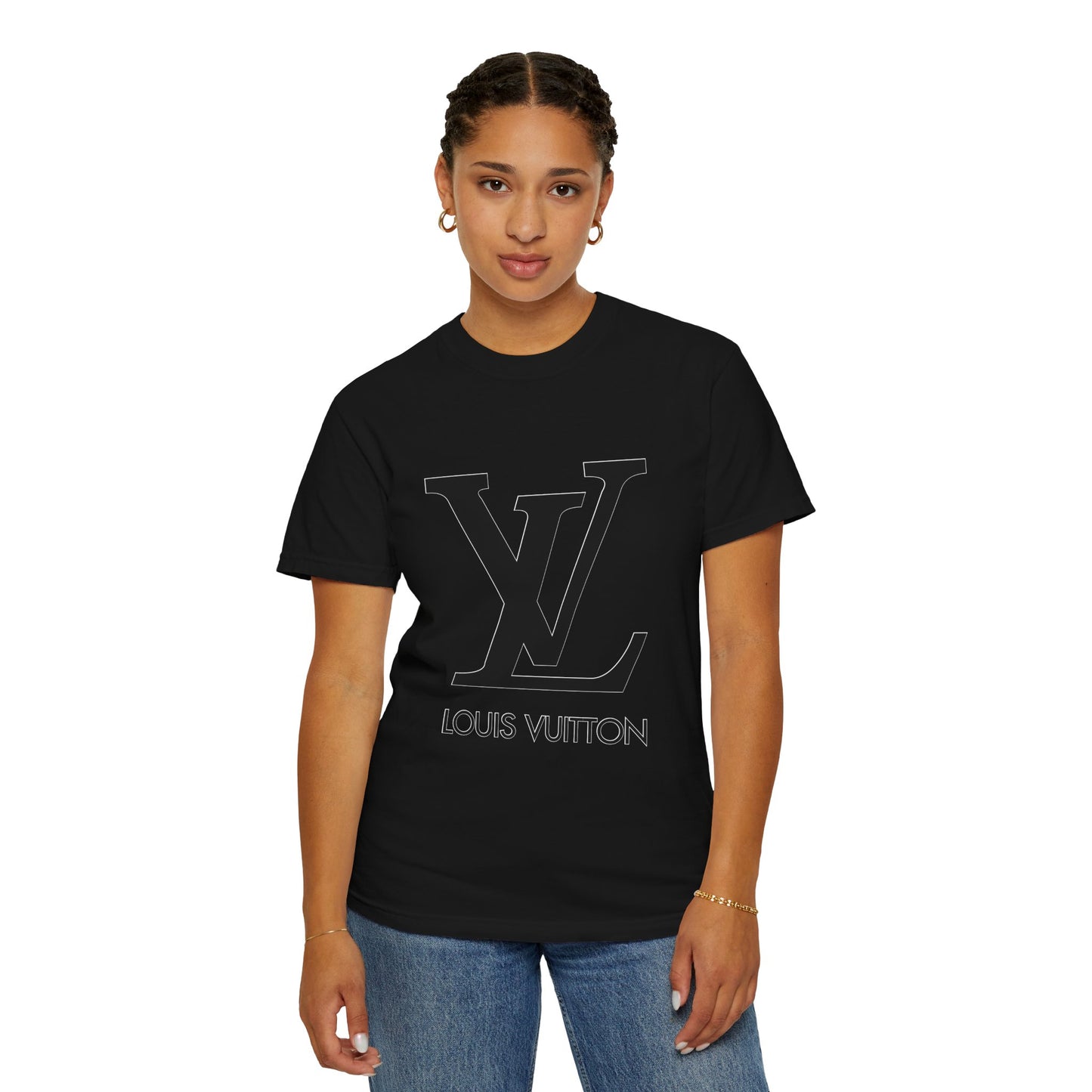 Louis Vuitton Garment-Dyed T-Shirt – Premium Cotton Tee for Customization