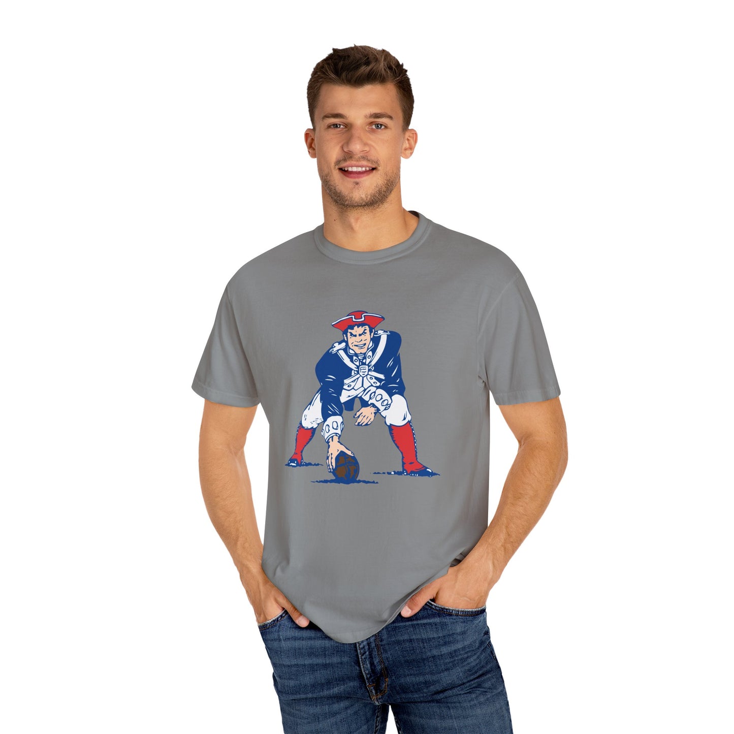 New England Patriots Gift Ideas Garment-Dyed T-Shirt – Premium Cotton Tee for Customization