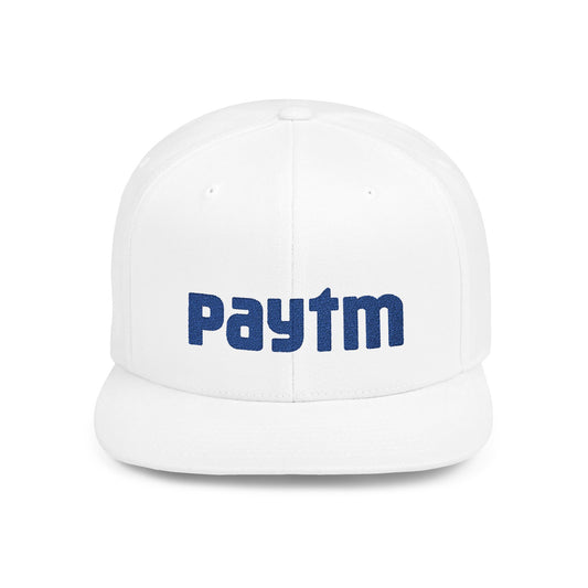 PayTM Flat Bill Snapback – Lightweight, Custom Fit, Premium Quality