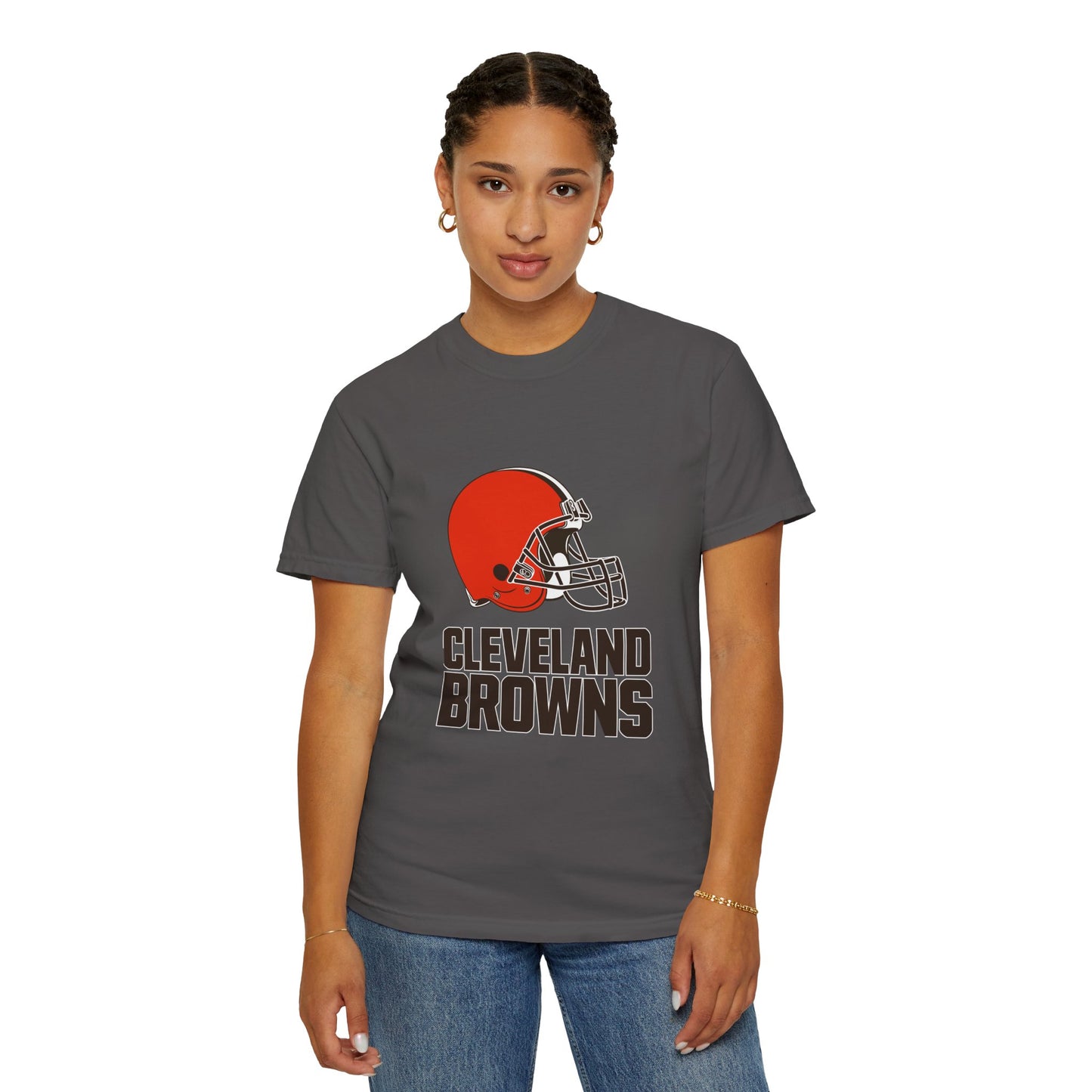 Cleveland Browns Garment-Dyed T-Shirt – Premium Cotton Tee for Customization