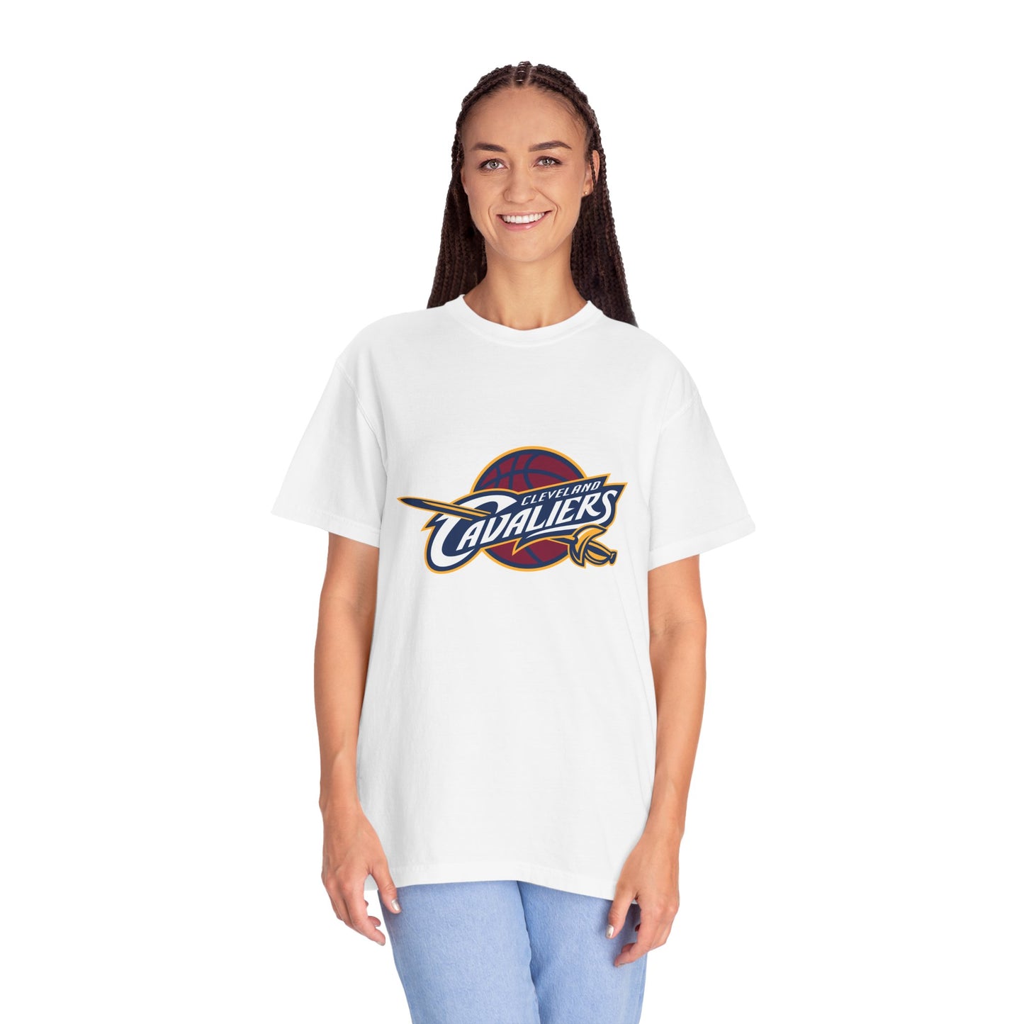 Cleveland Cavaliers Hoop Lifestyle Garment-Dyed T-Shirt – Premium Cotton Tee for Customization