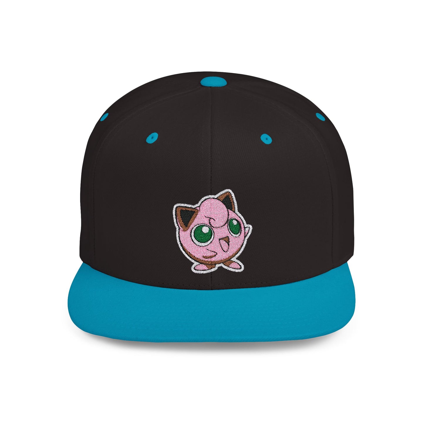 Jigglypuff Pokemon Flat Bill Snapback – Lightweight, Custom Fit, Premium Quality