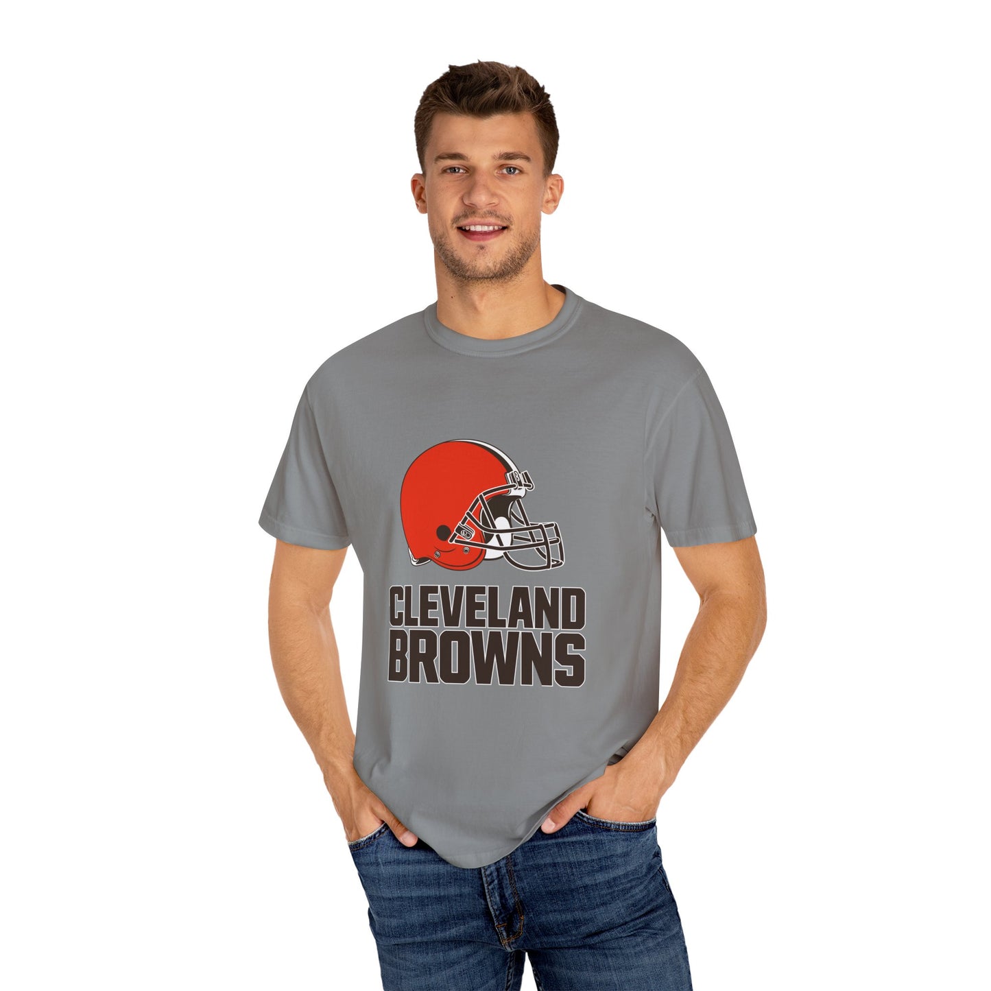 Cleveland Browns Garment-Dyed T-Shirt – Premium Cotton Tee for Customization