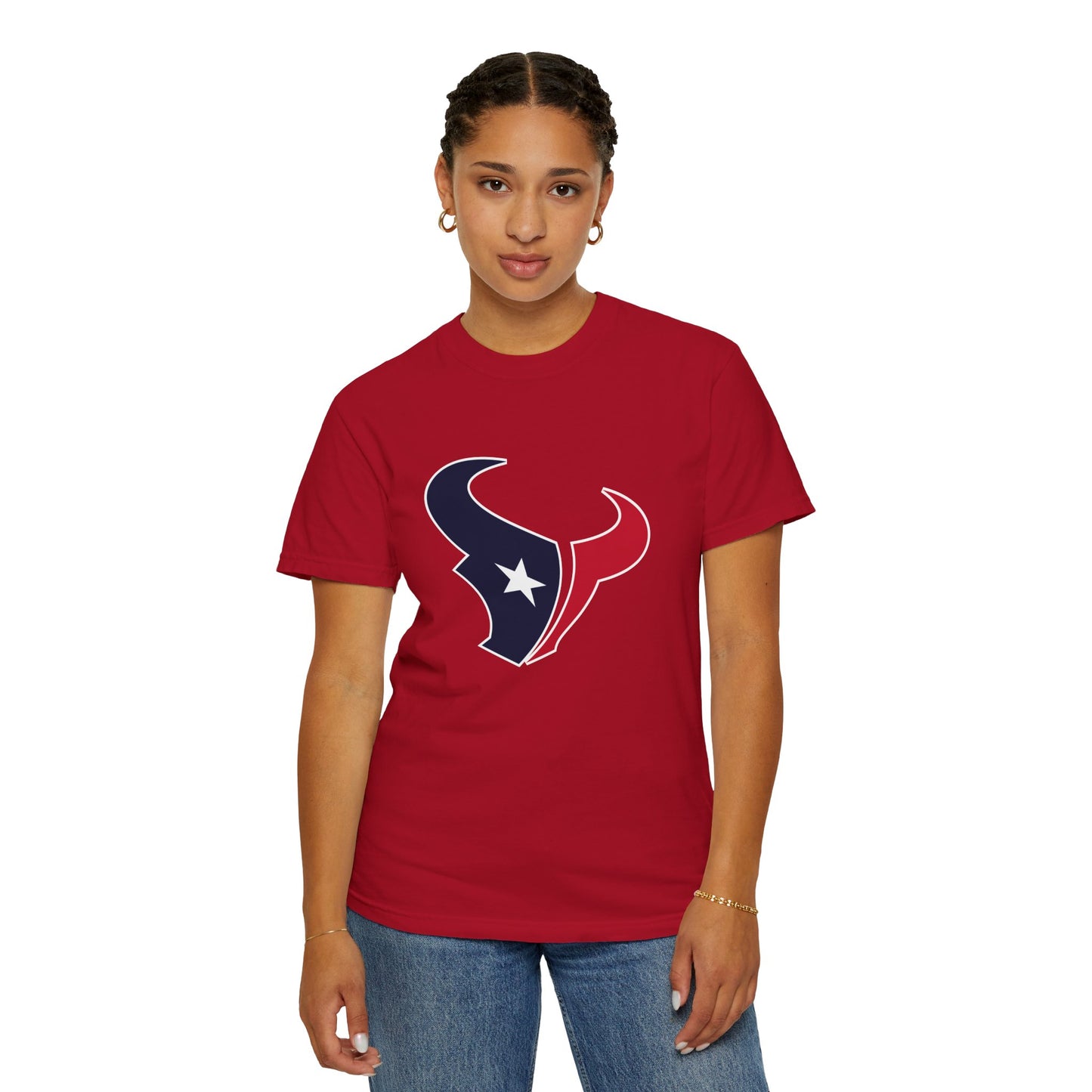 Houston Texans Gear Garment-Dyed T-Shirt – Premium Cotton Tee for Customization