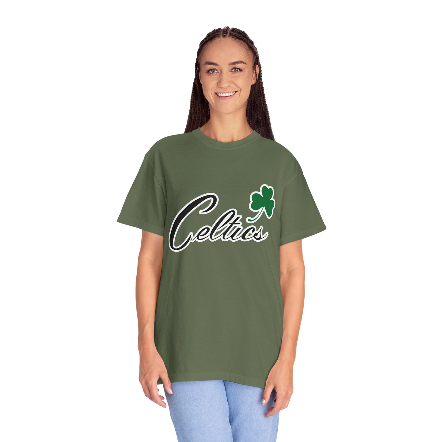 Boston Celtics Game Day Vibes Style Garment-Dyed T-Shirt – Premium Cotton Tee for Customization