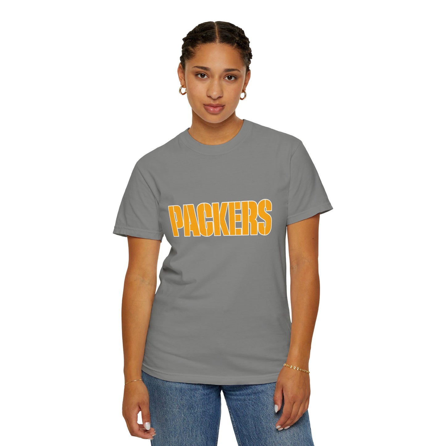 Green Bay Packers Gear Garment-Dyed T-Shirt – Premium Cotton Tee for Customization