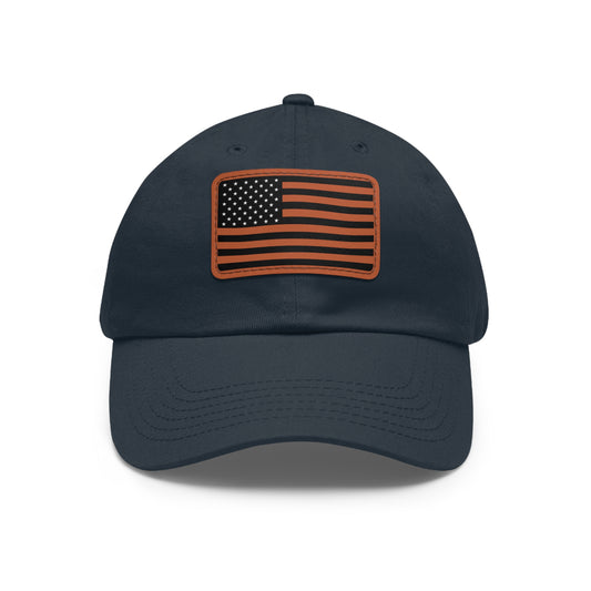 Dad Leather Patch Hat American Flag – Timeless Style, Perfect Fit