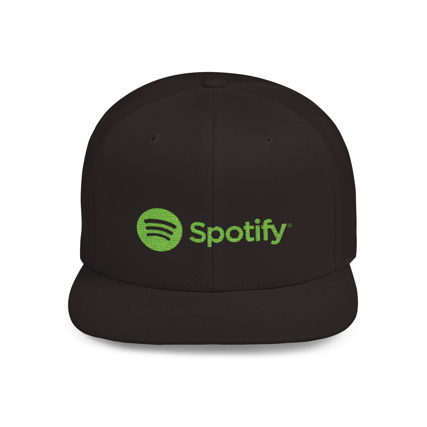 Spotify Flat Bill Snapback – Lightweight, Custom Fit, Premium Quality