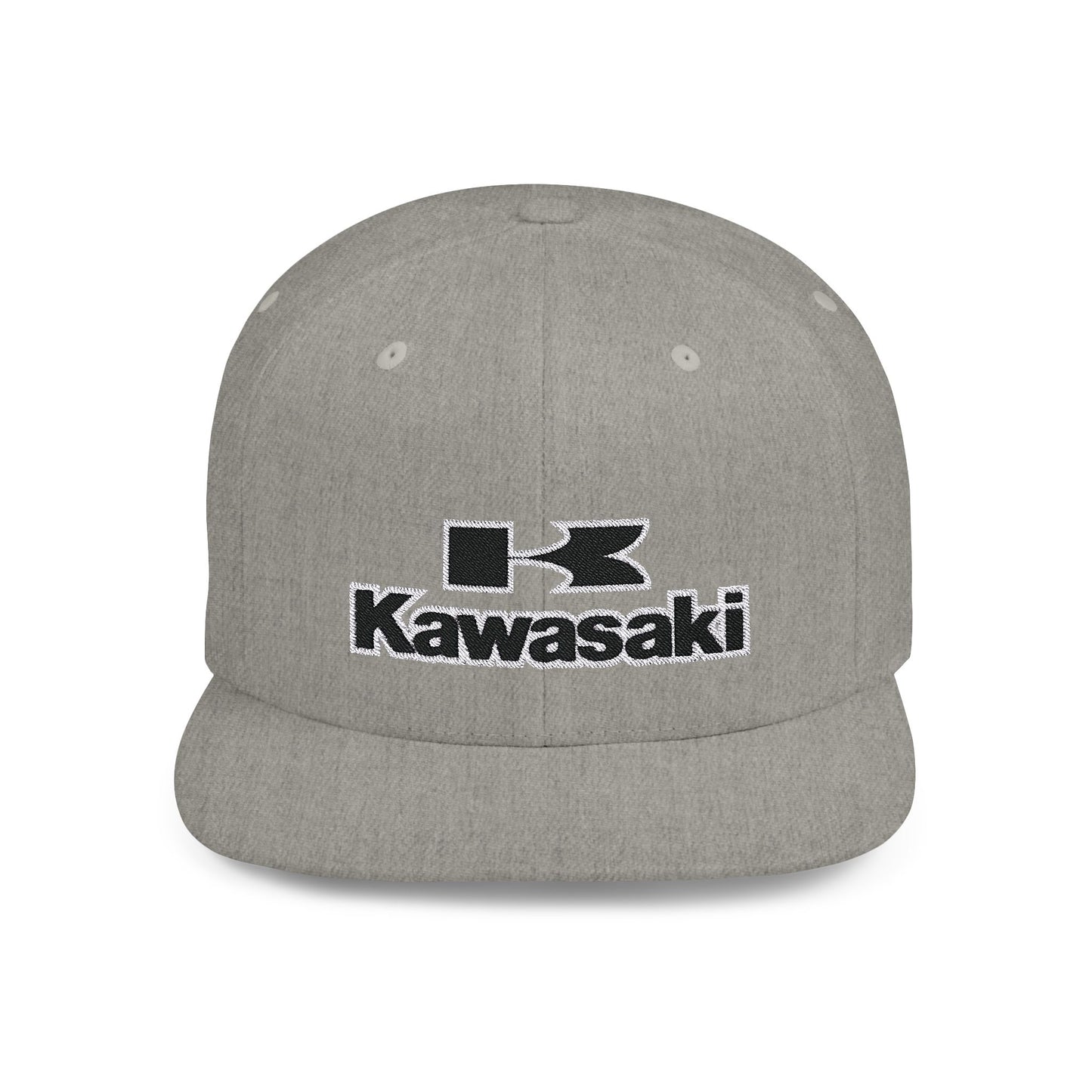 Kawasaki Flat Bill Snapback – Lightweight, Custom Fit, Premium Quality