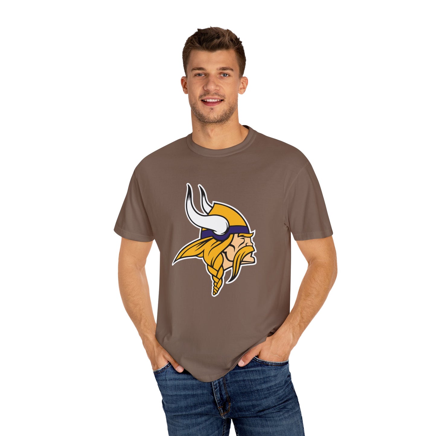 Minnesota Vikings Gear Garment-Dyed T-Shirt – Premium Cotton Tee for Customization