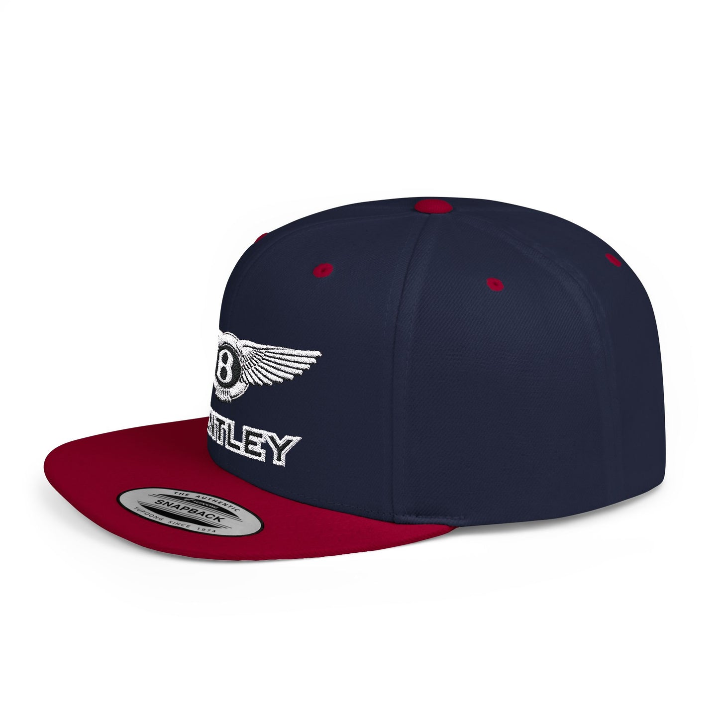 Bentley Flat Bill Snapback – Lightweight, Custom Fit, Premium Quality