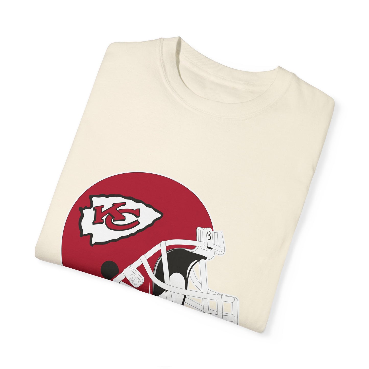 Kansas City Chiefs Football Fans Garment-Dyed T-Shirt – Premium Cotton Tee for Customization