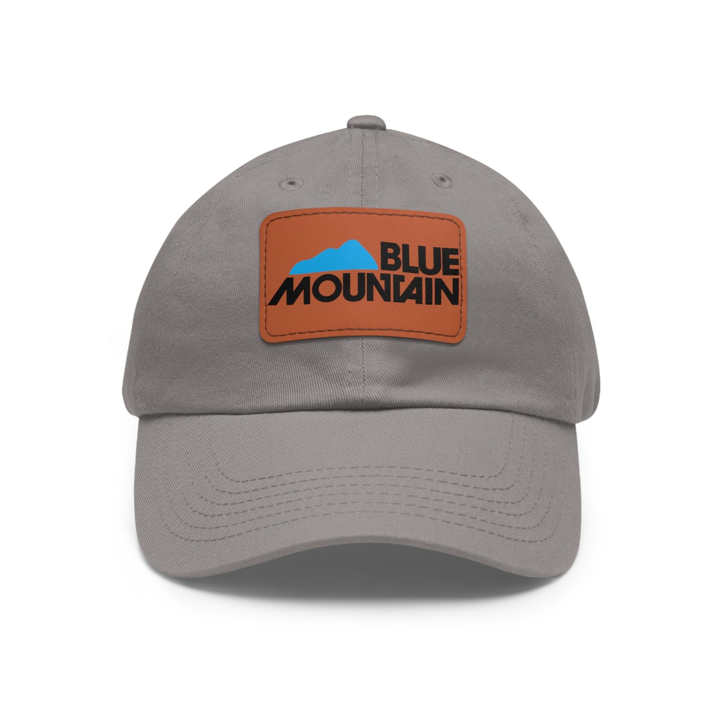 Dad Leather Patch Hat Blue Mountain – Timeless Style, Perfect Fit