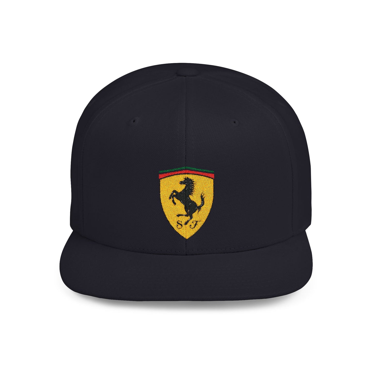 Ferrari Auto Flat Bill Snapback – Lightweight, Custom Fit, Premium Quality