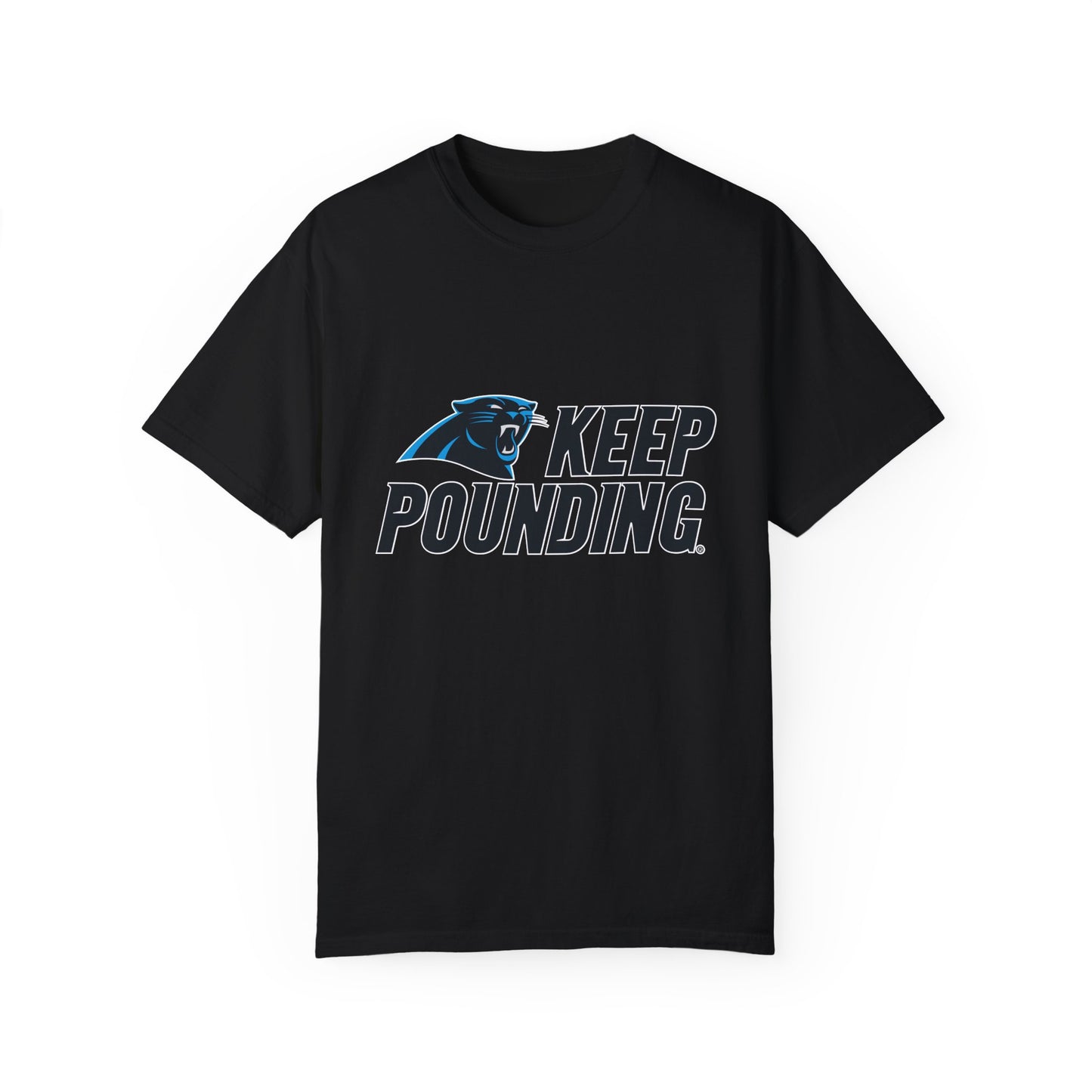 Carolina Panthers Keep Pounding Garment-Dyed T-Shirt – Premium Cotton Tee for Customization