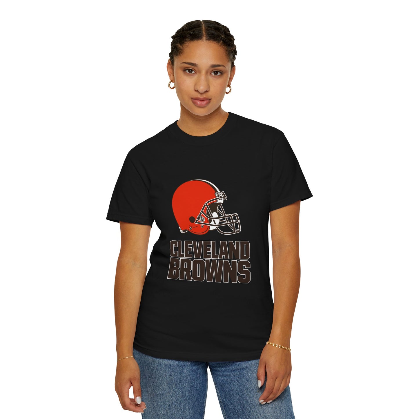 Cleveland Browns Garment-Dyed T-Shirt – Premium Cotton Tee for Customization