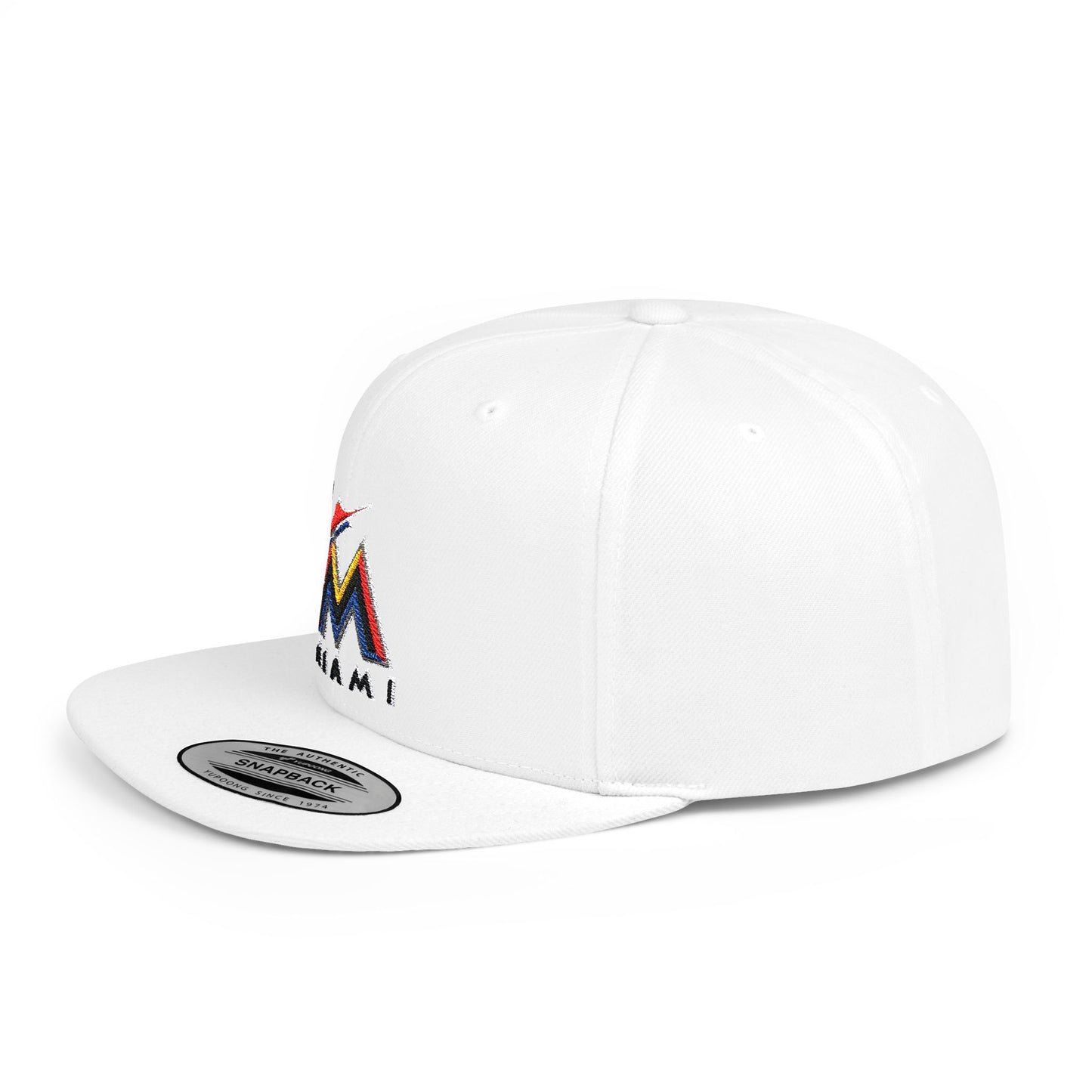 Miami Marlins Strong Flat Bill Snapback – Lightweight, Custom Fit, Premium Quality