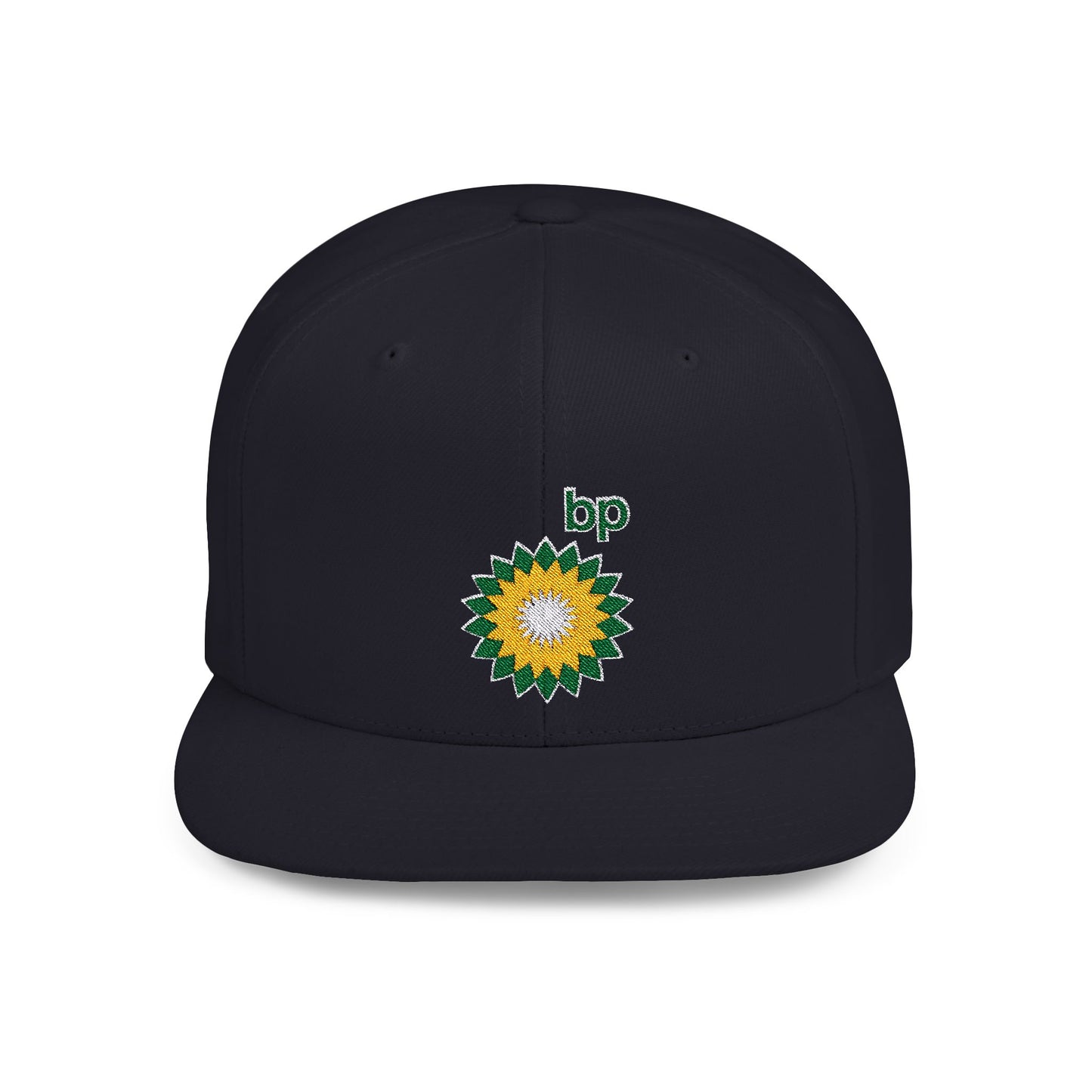 BP Oil Flat Bill Snapback – Lightweight, Custom Fit, Premium Quality