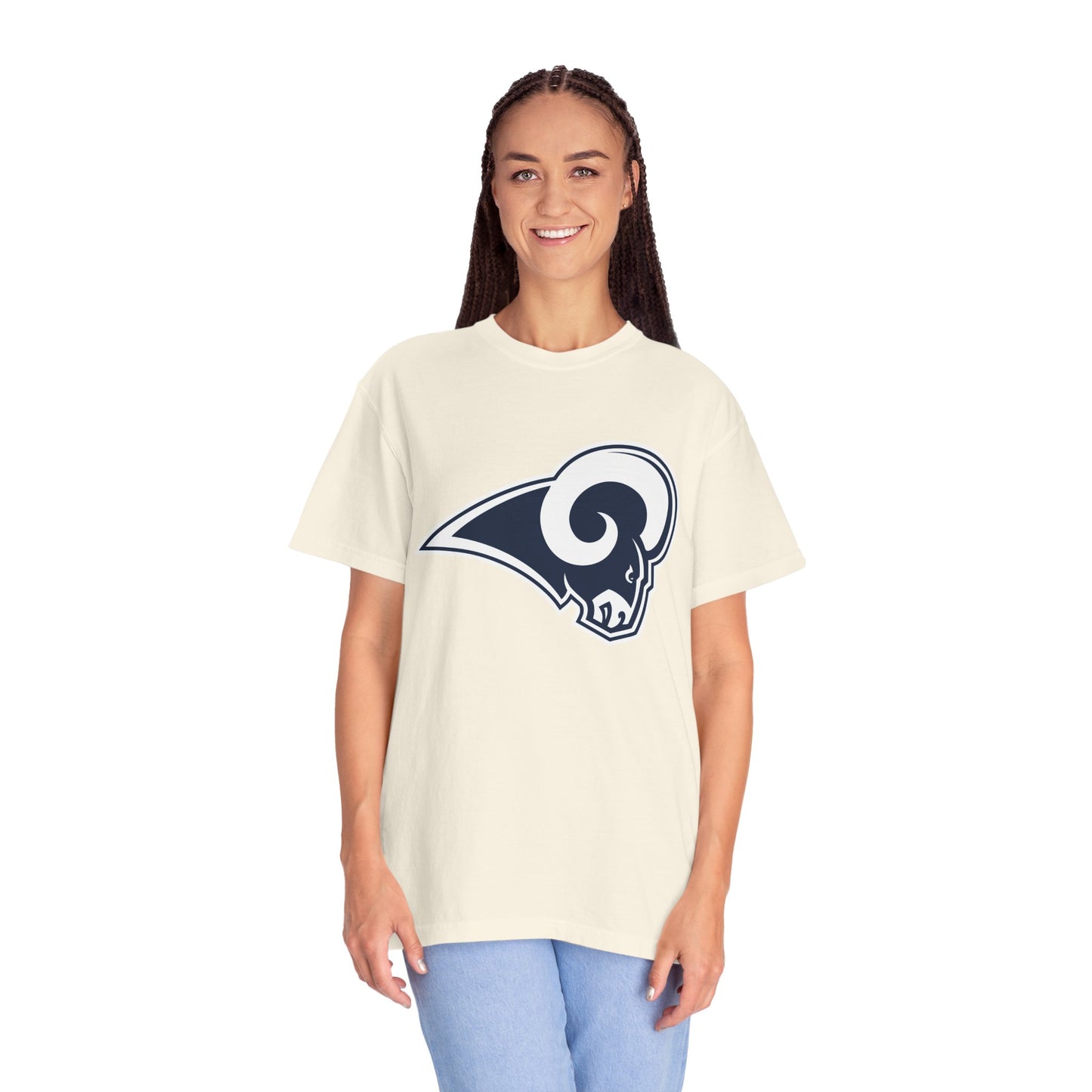 Los Angeles Rams Fan Gifts Garment-Dyed T-Shirt – Premium Cotton Tee for Customization