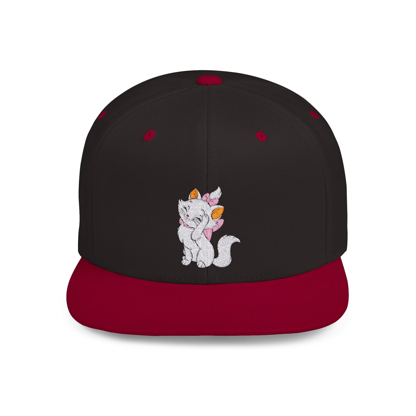 Marie The Cat Flat Bill Snapback – Lightweight, Custom Fit, Premium Quality