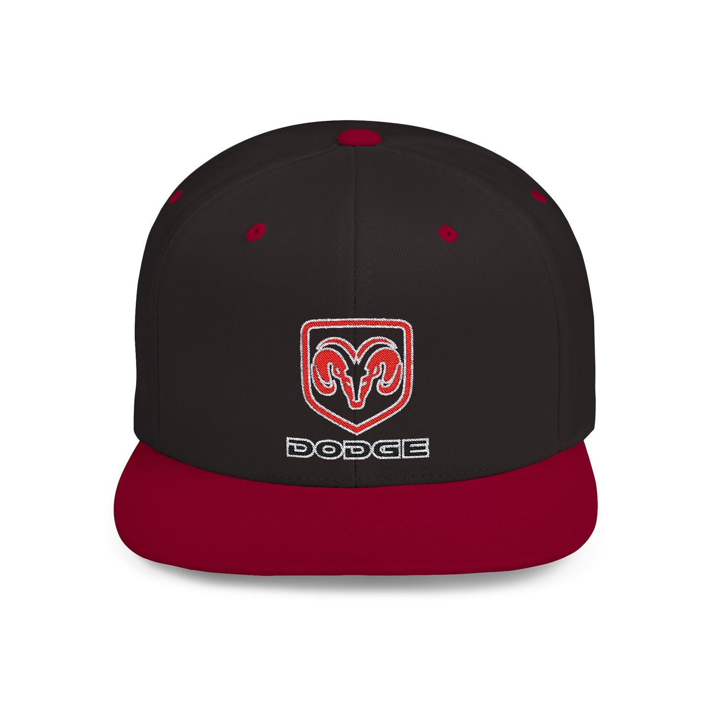 Dodge Flat Bill Snapback – Lightweight, Custom Fit, Premium Quality