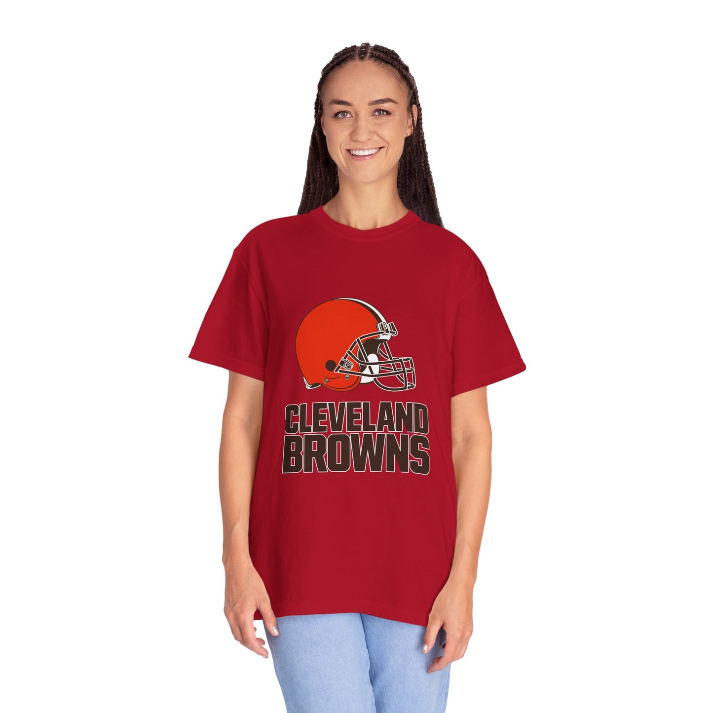 Cleveland Browns Garment-Dyed T-Shirt – Premium Cotton Tee for Customization