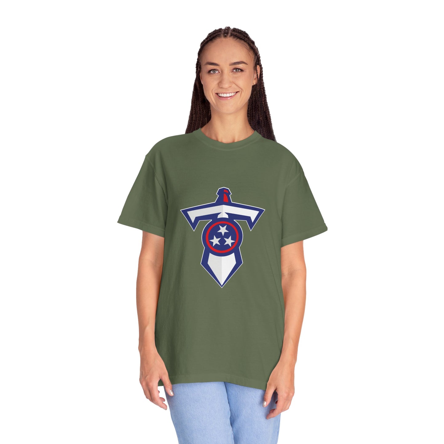 Tennessee Titans Apparel Garment-Dyed T-Shirt – Premium Cotton Tee for Customization