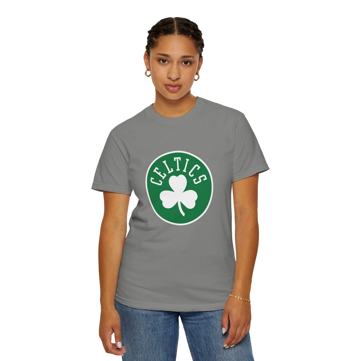 Boston Celtics Hoop Lifestyle Garment-Dyed T-Shirt – Premium Cotton Tee for Customization