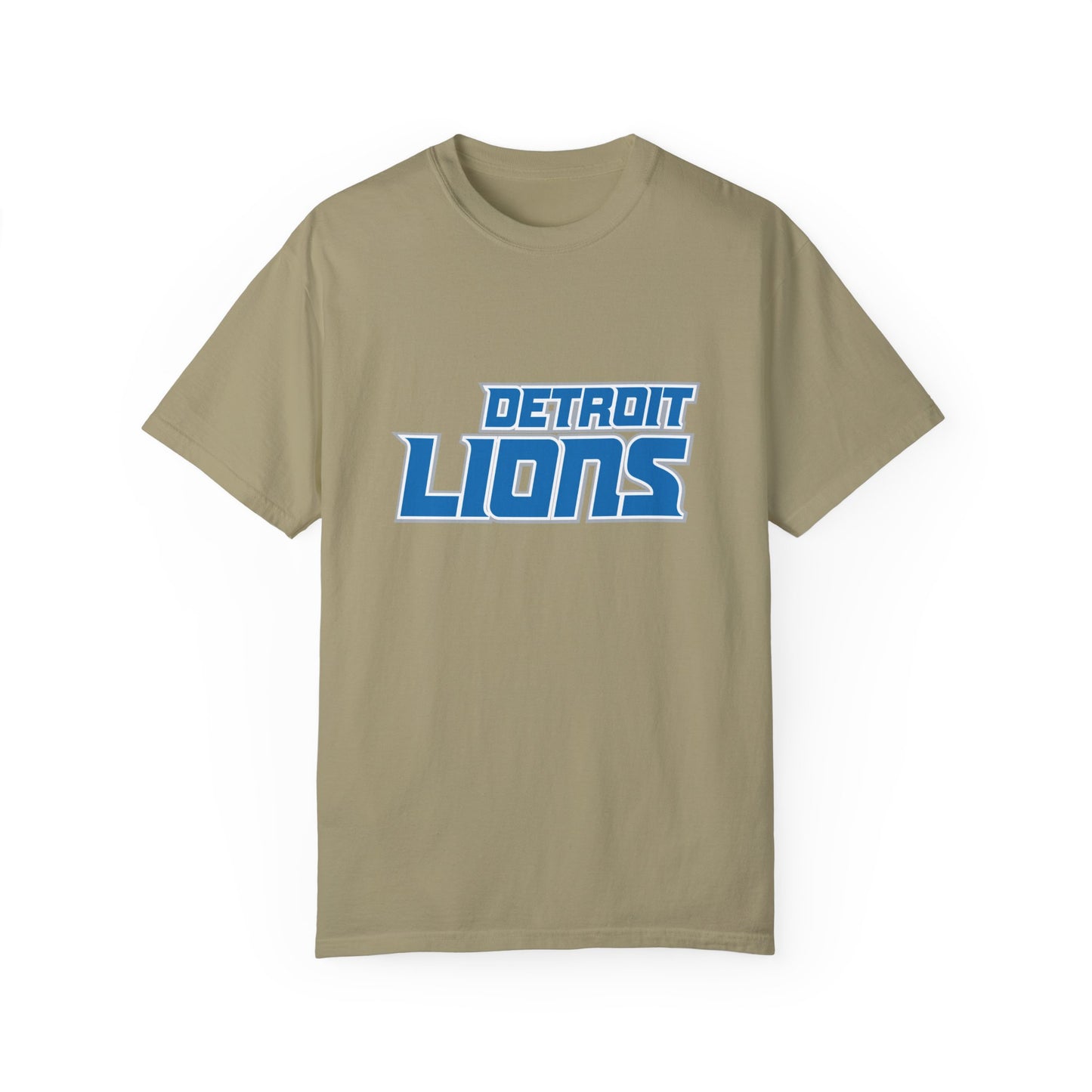 Detroit Lions Merchandise Garment-Dyed T-Shirt – Premium Cotton Tee for Customization