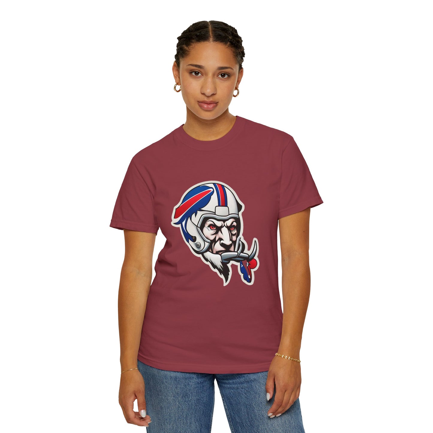 Buffalo Bills Football Season Garment-Dyed T-Shirt – Premium Cotton Tee for Customization