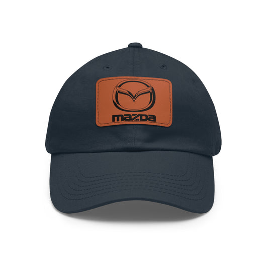 Dad Leather Patch Hat Mazda – Timeless Style, Perfect Fit